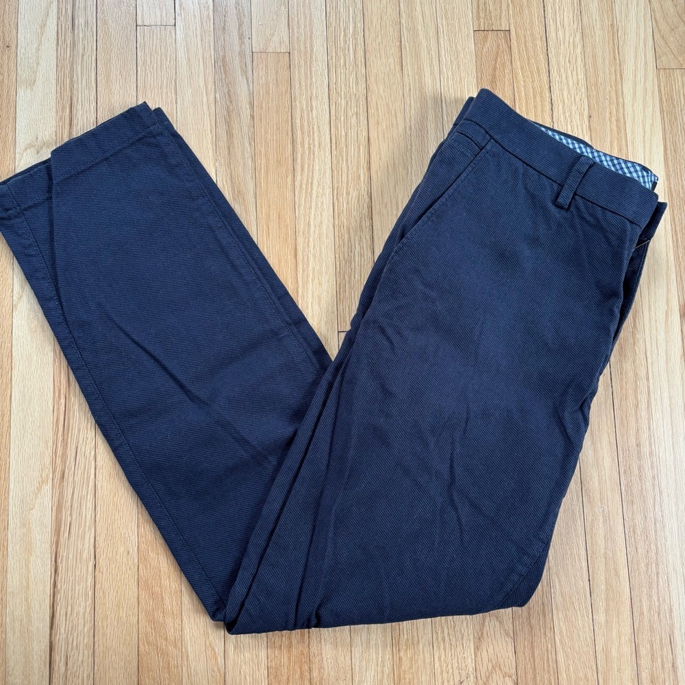 Men's Navy Patterned Banana Republic Kentfield Pants